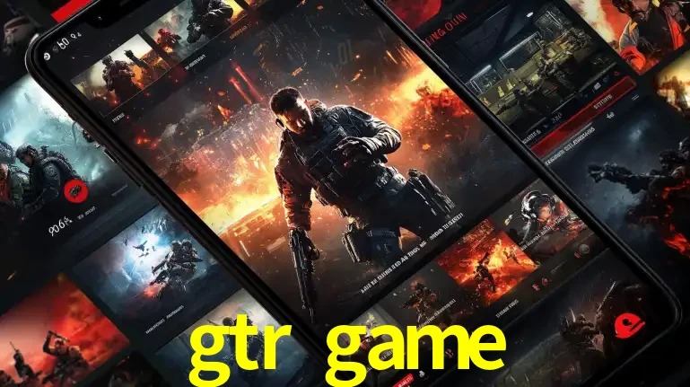 Tela de um celular exibindo uma galeria de jogos de tiro com temática militar, mostrando a variedade de e-sports disponíveis para apostas na plataforma de entretenimento gtr game.