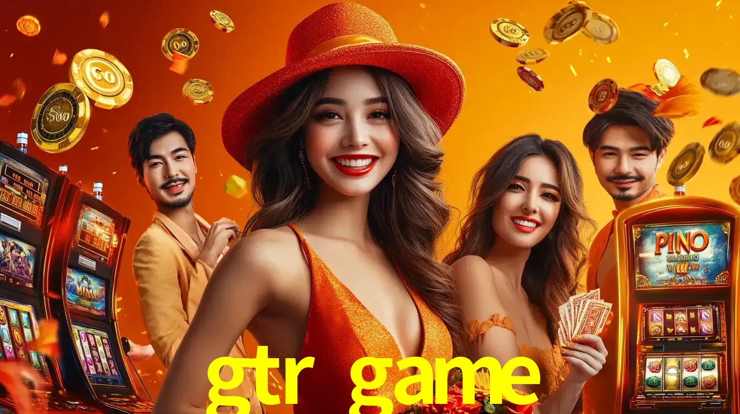 Grupo de amigos asiáticos sorrindo e se divertindo com máquinas de caça-níqueis em um ambiente festivo, celebrando suas vitórias nos jogos de cassino do gtr game.